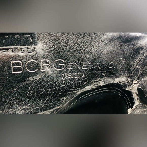 BCBGeneration Black Velvet Suede Stiletto Booties 4.5” Heel Size 7.5B BG-Sandra - Picture 14 of 16